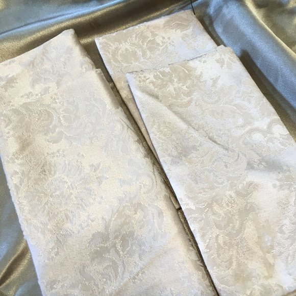 Other - Four Cream Colored Cloth Dinner Napkins
